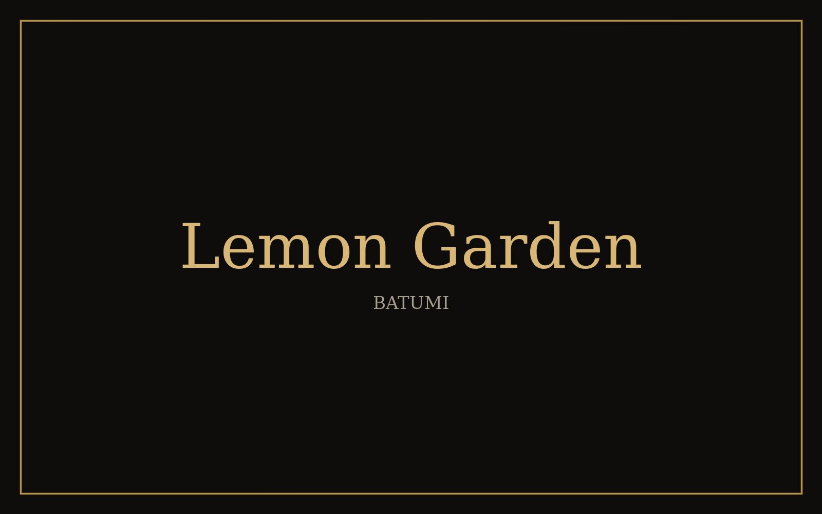 Lemon Garden